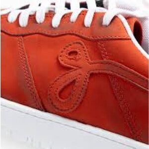 New John Geiger GF-01 Sneakers red hand distressed 7 D or women’s 8